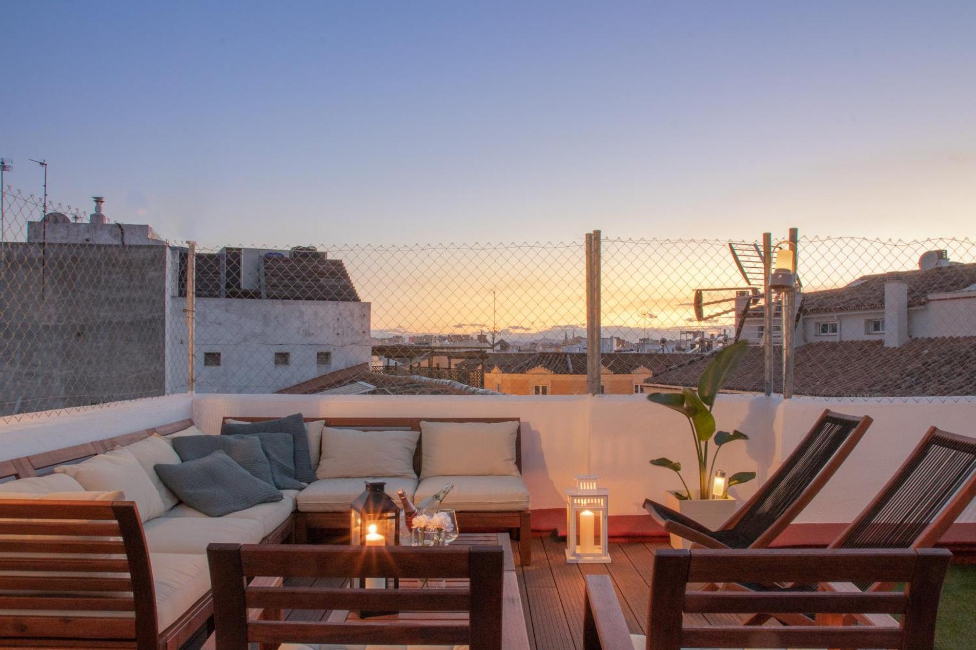 C89 - Luxurious Penthouse With Private Terrace Apartment Malaga Exterior photo